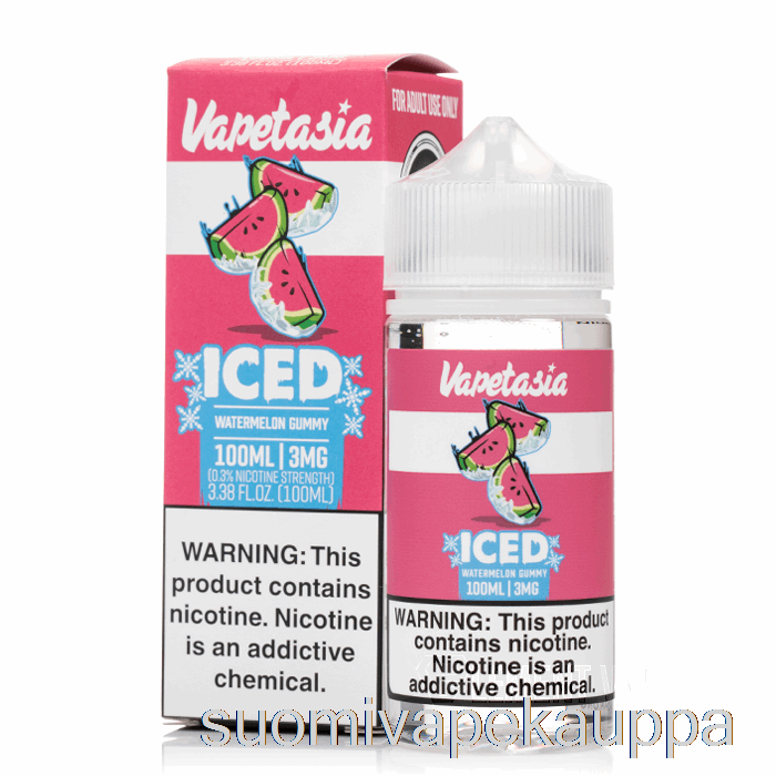 Vape Nesteet Jäävesimeloni Kuminen - Vapetasia - 100ml 3mg